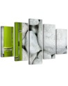 Wall art decor Zen composition with stones and bamboo for wall | FEEBY