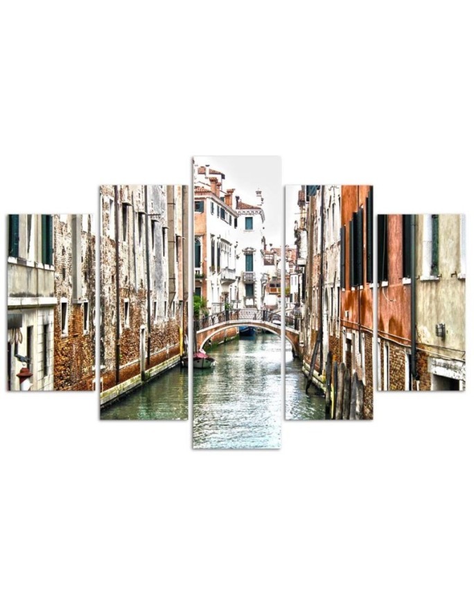5 Piece Wall art canvas prints Japanese landscape for room, office, living room | FEEBY