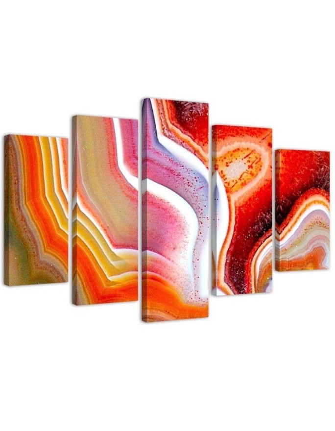 Colourful abstraction painting for room wall | FEEBY