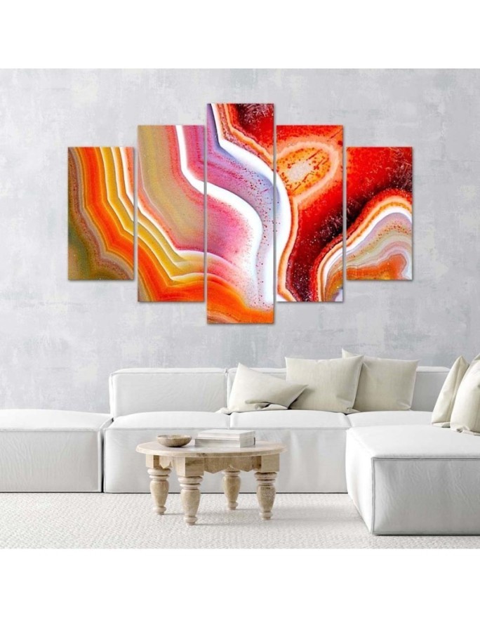 Colourful abstraction painting for room wall | FEEBY