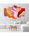 Colourful abstraction painting for room wall | FEEBY