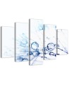 Pictures on Canvas Turquoise Dandelion for bedroom, dining room for wall | FEEBY