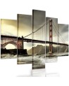 Canvas print Bridge over the river New York for living room | FEEBY