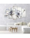 Canvas print Painted flowers for living room, bedroom for wall | FEEBY