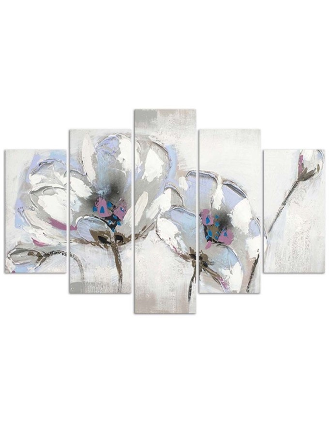 Canvas print Painted flowers for living room, bedroom for wall | FEEBY
