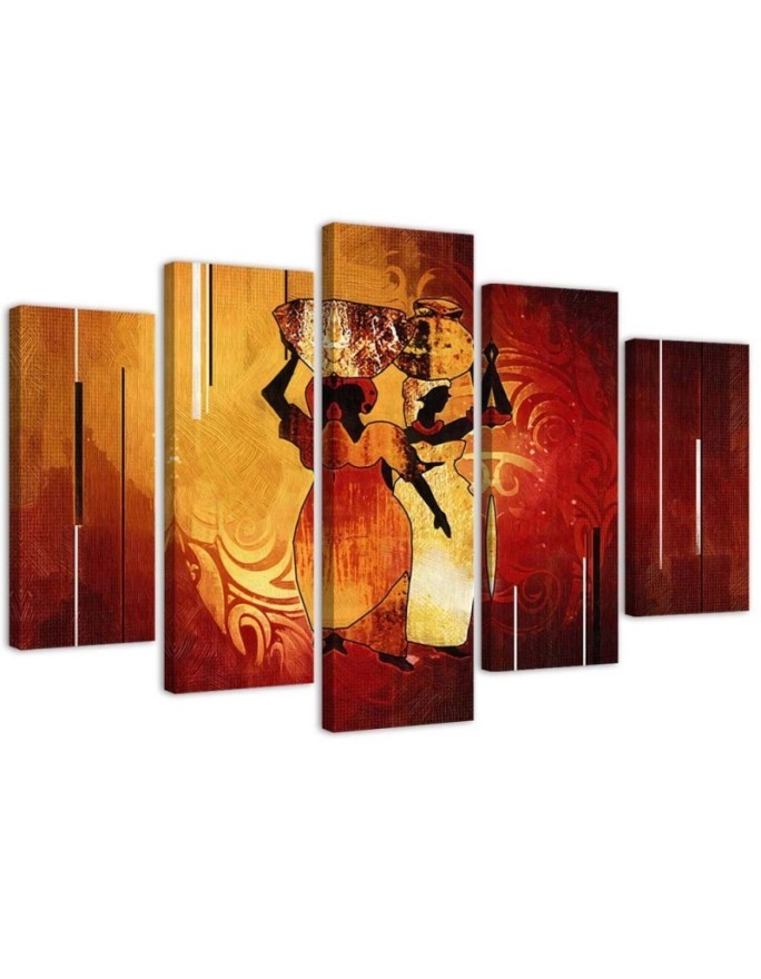 Decorative painting African women for a room for a wall | FEEBY