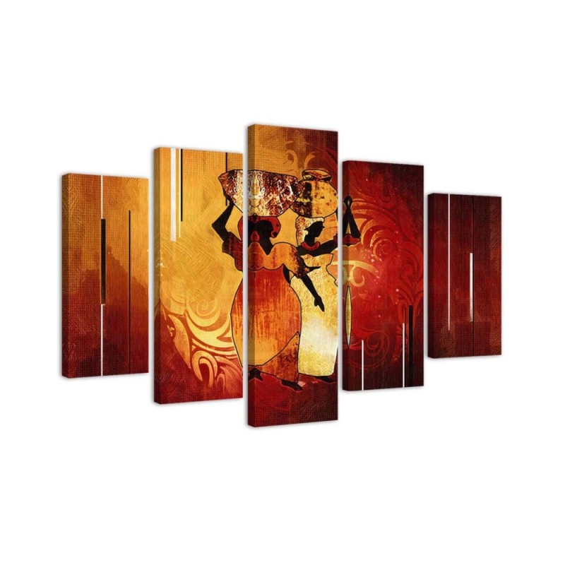 Decorative painting African women for a room for a wall | FEEBY