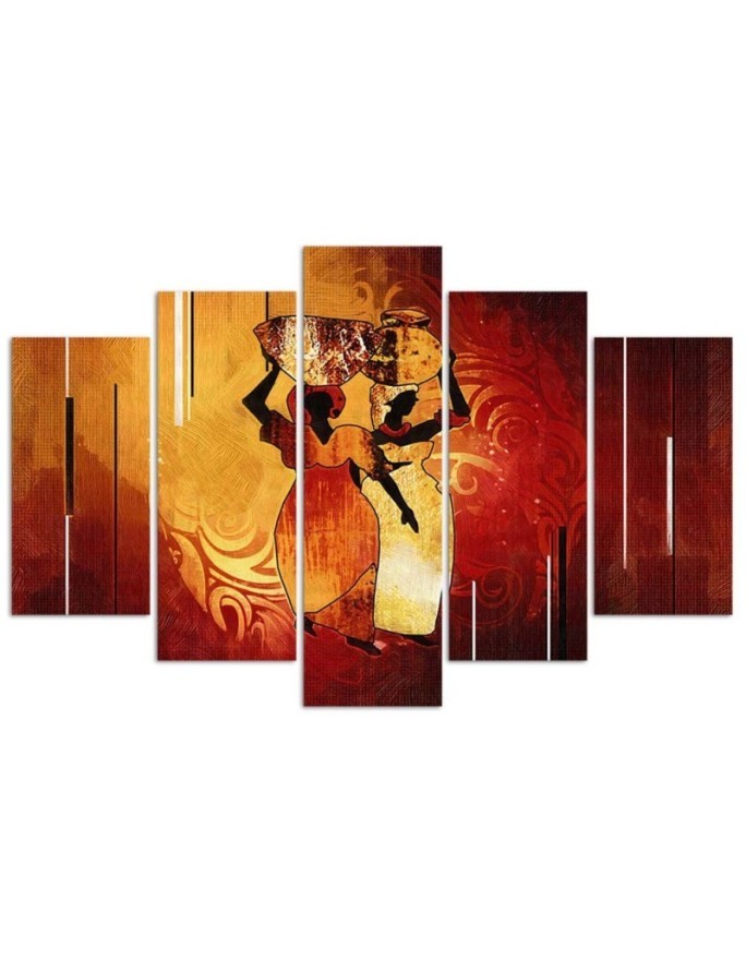 Decorative painting African women for a room for a wall | FEEBY