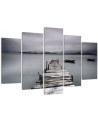 Canvas print Pier Lake landscape for living room for wall | FEEBY