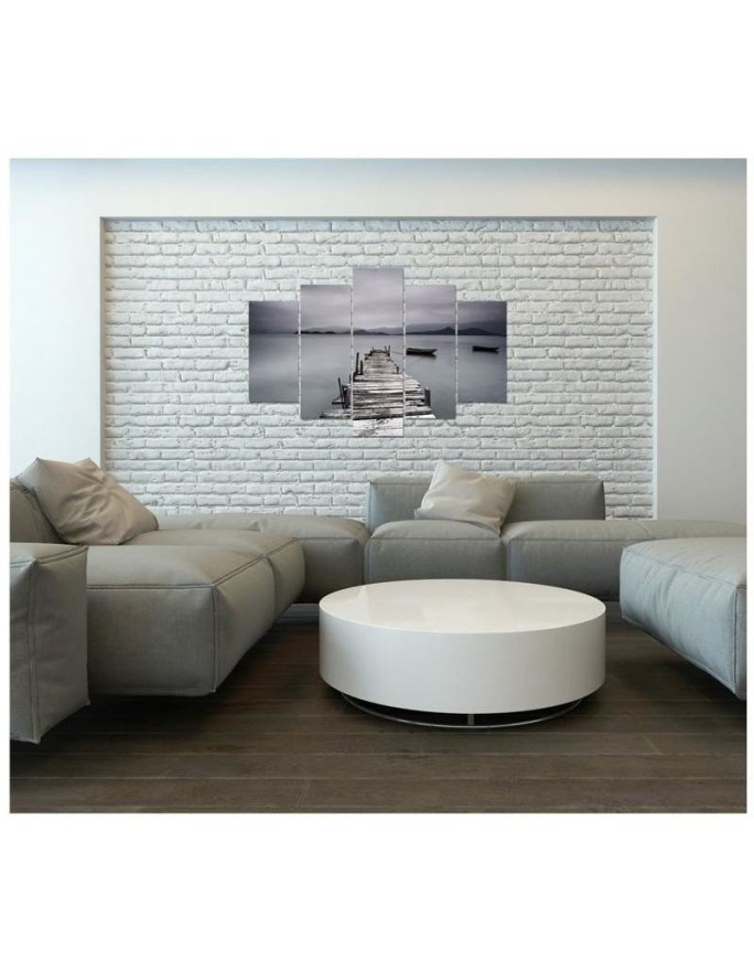Canvas print Pier Lake landscape for living room for wall | FEEBY