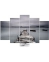 Canvas print Pier Lake landscape for living room for wall | FEEBY