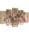 Picture Roses and retro notes for the living room , office for wall | FEEBY