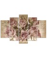 Picture Roses and retro notes for the living room , office for wall | FEEBY