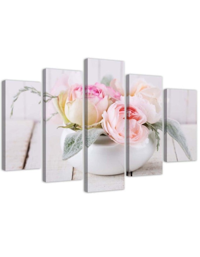 Canvas print Roses Vase...