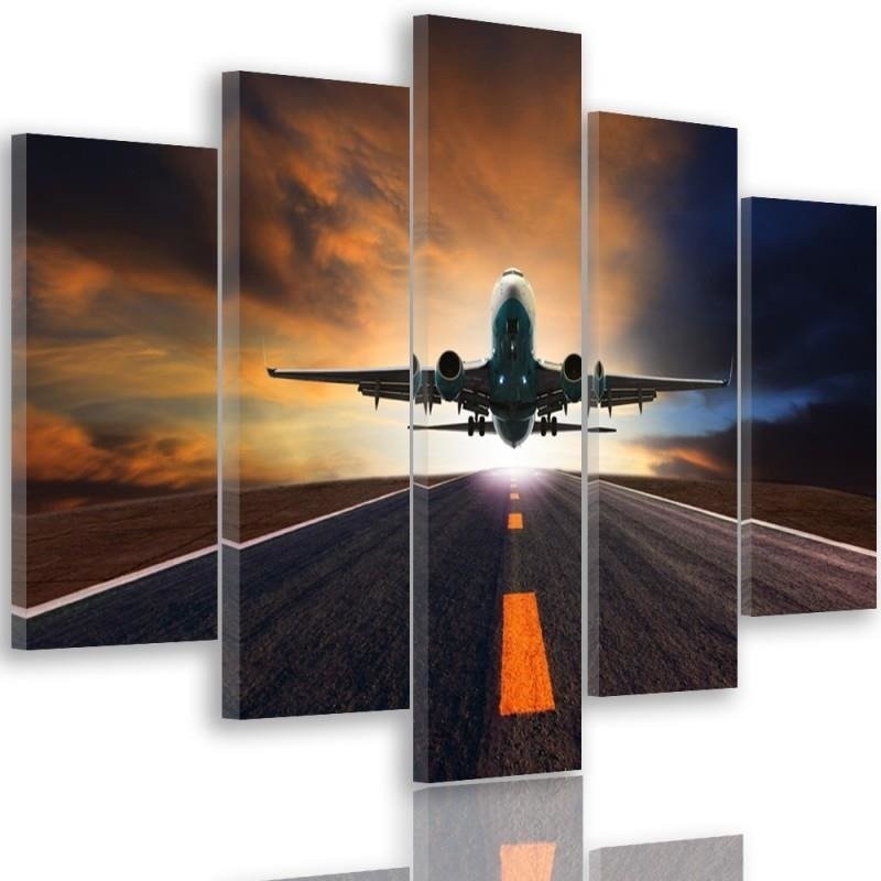 Airplane picture on Canvas for the office. Buy Now | FEEBY