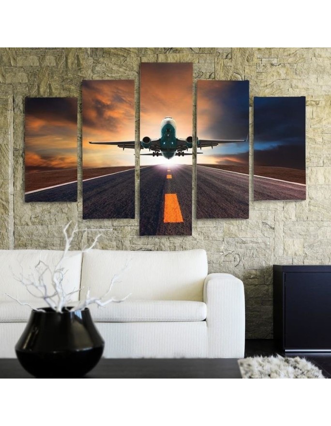 Airplane picture on Canvas for the office. Buy Now | FEEBY