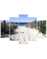 Decorative painting for living room Path through dunes beach | FEEBY