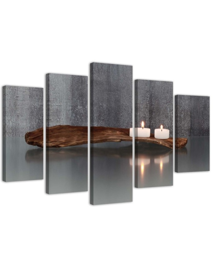 Canvas print 5 Piece Zen...
