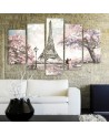 Wall art painting Spring in Paris painted | FEEBY