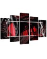 Canvas print 5 parts - Expression abstract 3d wall painting for room | FEEBY