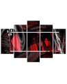 Canvas print 5 parts - Expression abstract 3d wall painting for room | FEEBY