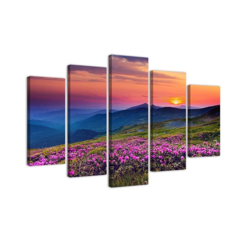 Canvas print on canvas Sunrise modern landscape | FEEBY