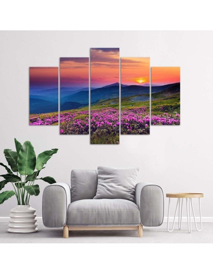Canvas print on canvas Sunrise modern landscape | FEEBY