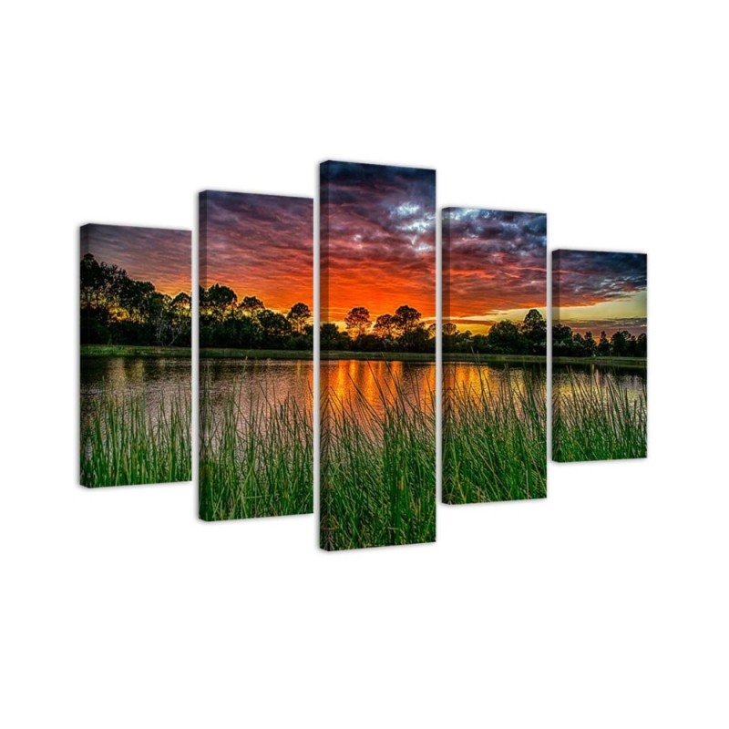 Wall art painting Sky at sunset | FEEBY