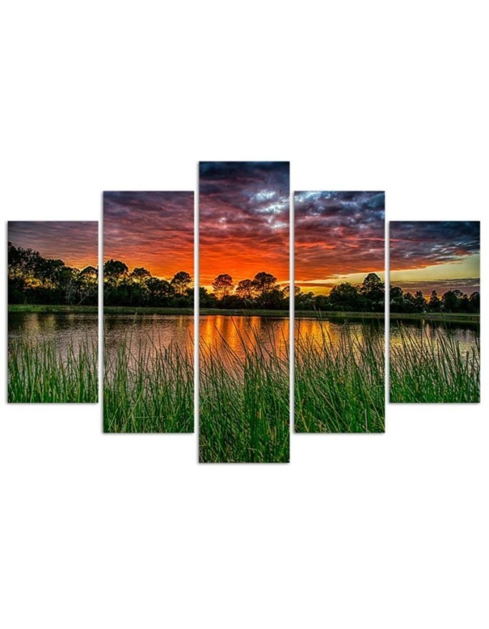 Wall art painting Sky at sunset | FEEBY