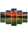 Wall art painting Sky at sunset | FEEBY