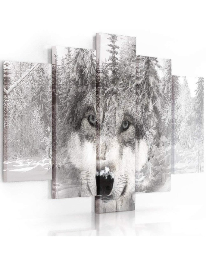 Canvas print Wolf Forest...