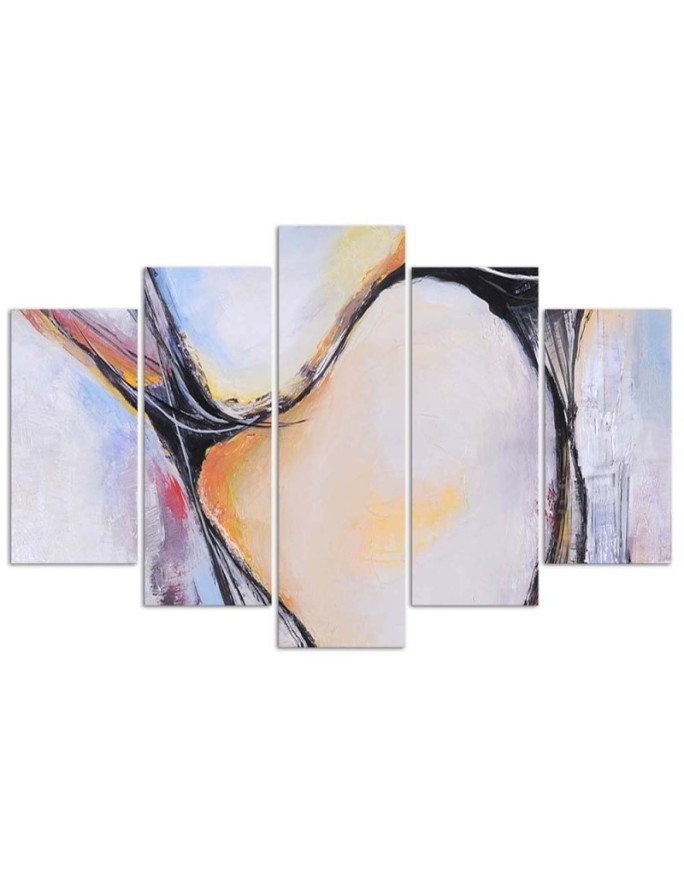 Canvas print on canvas Pastel abstract for bedroom, living room | FEEBY