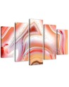 Wall art 5-part Canvas painting Dance of pastels for wall | FEEBY
