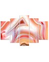 Wall art 5-part Canvas painting Dance of pastels for wall | FEEBY