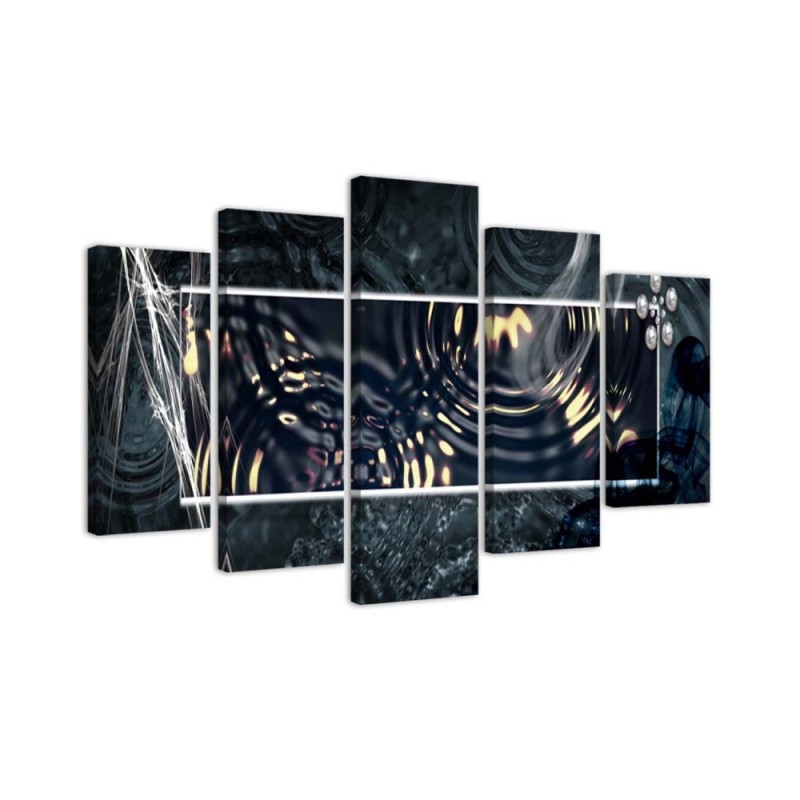 Wall painting Abstract water drops for office | FEEBY