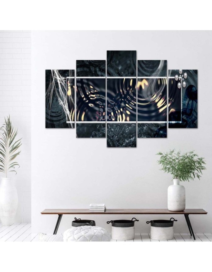 Wall painting Abstract water drops for office | FEEBY