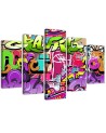 Youth painting Colourful Graffiti for wall | FEEBY