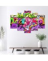 Youth painting Colourful Graffiti for wall | FEEBY