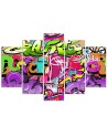 Youth painting Colourful Graffiti for wall | FEEBY
