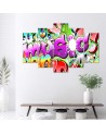 Youth picture on Canvas Graffiti music for wall | FEEBY