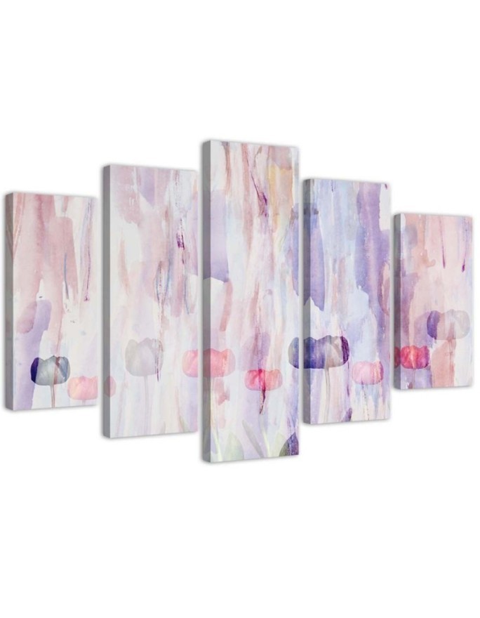 Pastel abstract canvas painting for bedroom, living room | FEEBY