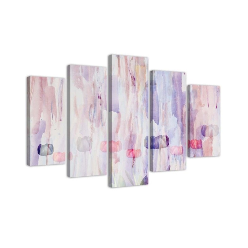 Pastel abstract canvas painting for bedroom, living room | FEEBY