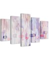 Pastel abstract canvas painting for bedroom, living room | FEEBY