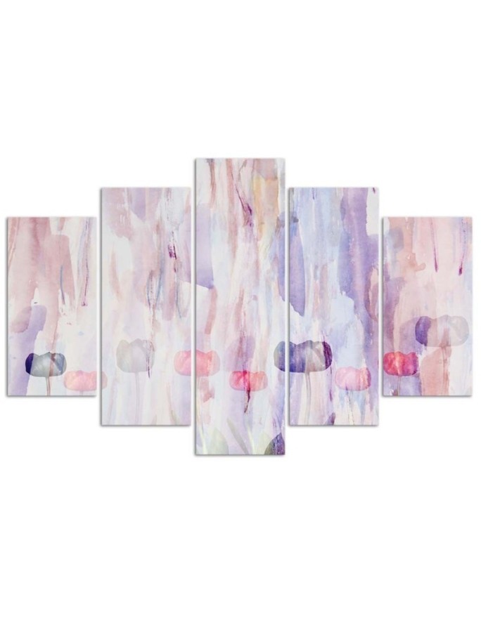 Pastel abstract canvas painting for bedroom, living room | FEEBY