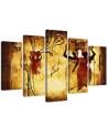 African women wall painting modern | FEEBY