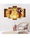 African women wall painting modern | FEEBY