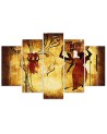 African women wall painting modern | FEEBY