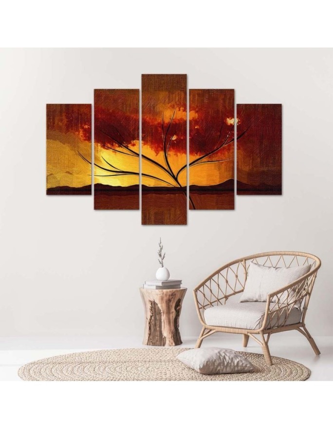 Canvas print African tree landscape for living room, hallway | FEEBY