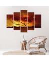 Canvas print African tree landscape for living room, hallway | FEEBY