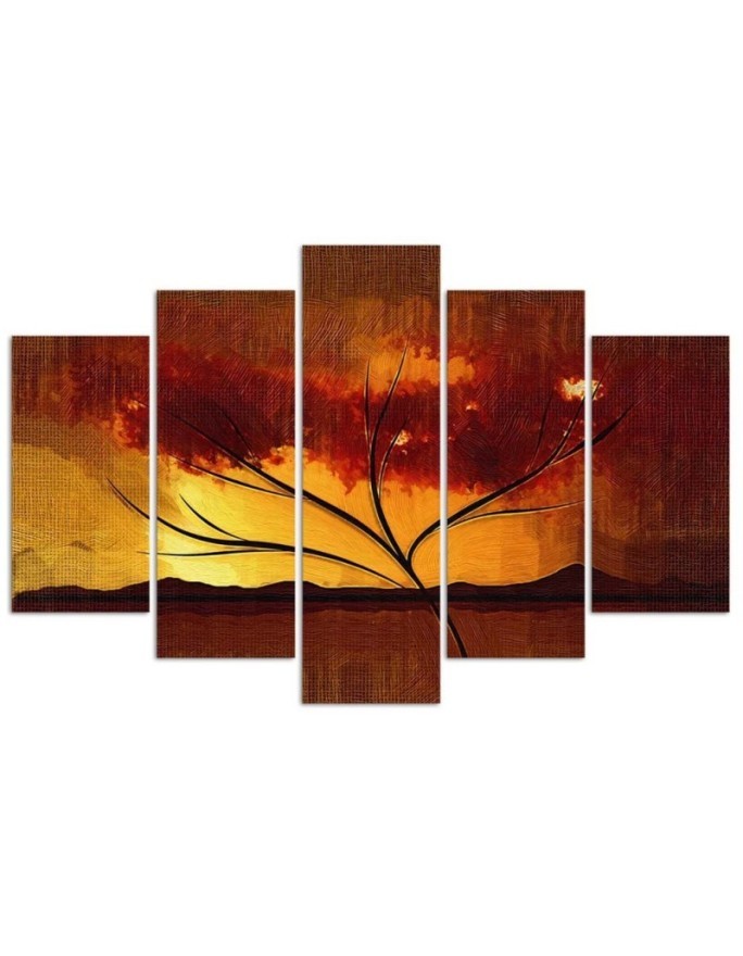 Canvas print African tree landscape for living room, hallway | FEEBY